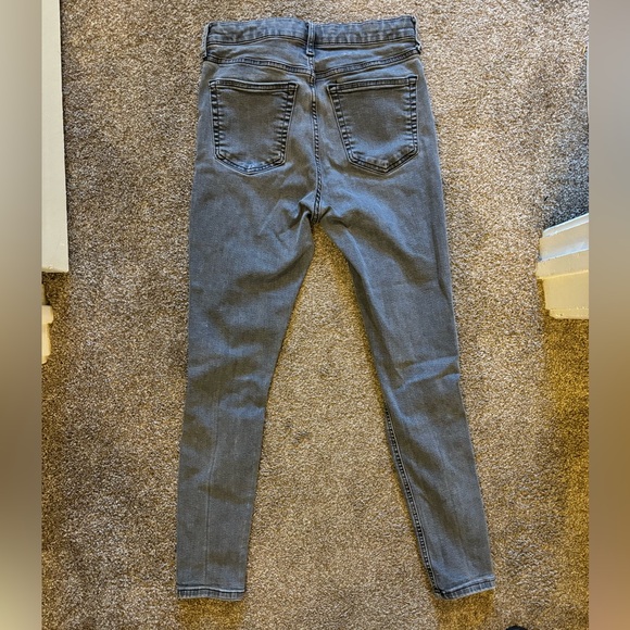 Topshop Jamie jeans light gray ripped - Picture 2 of 4